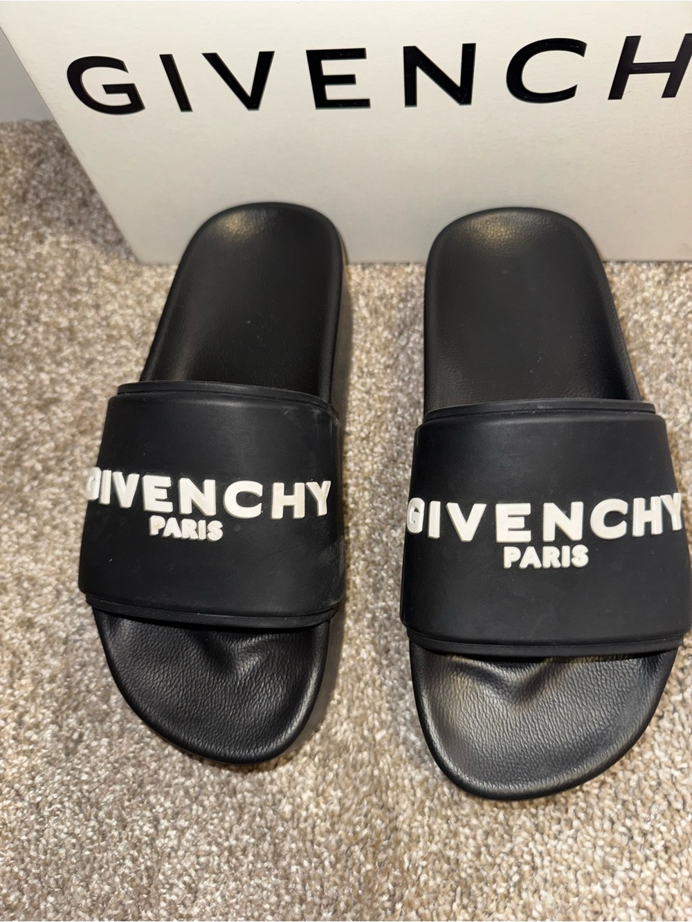 Givenchy Logo Platform Slide Sandals - Picture 2 of 9